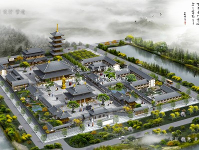 诸暨寺庙建筑总体规划方案